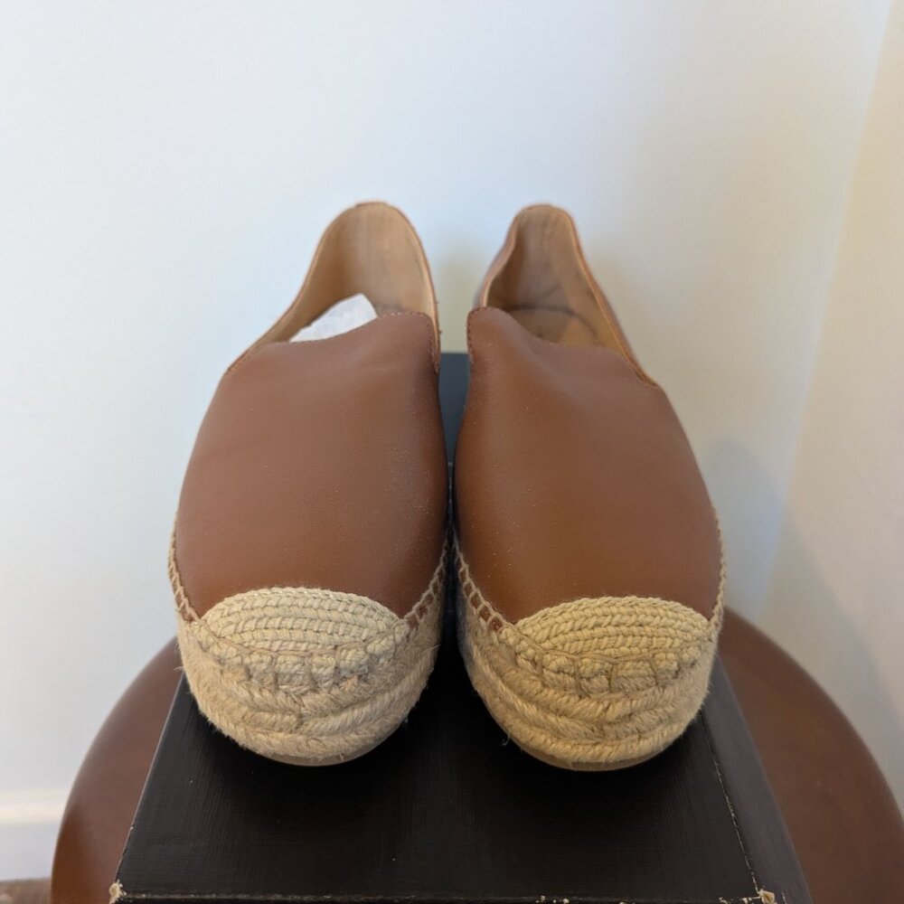 Quinn Leather Platform Espadrilles - Picture 2 of 6